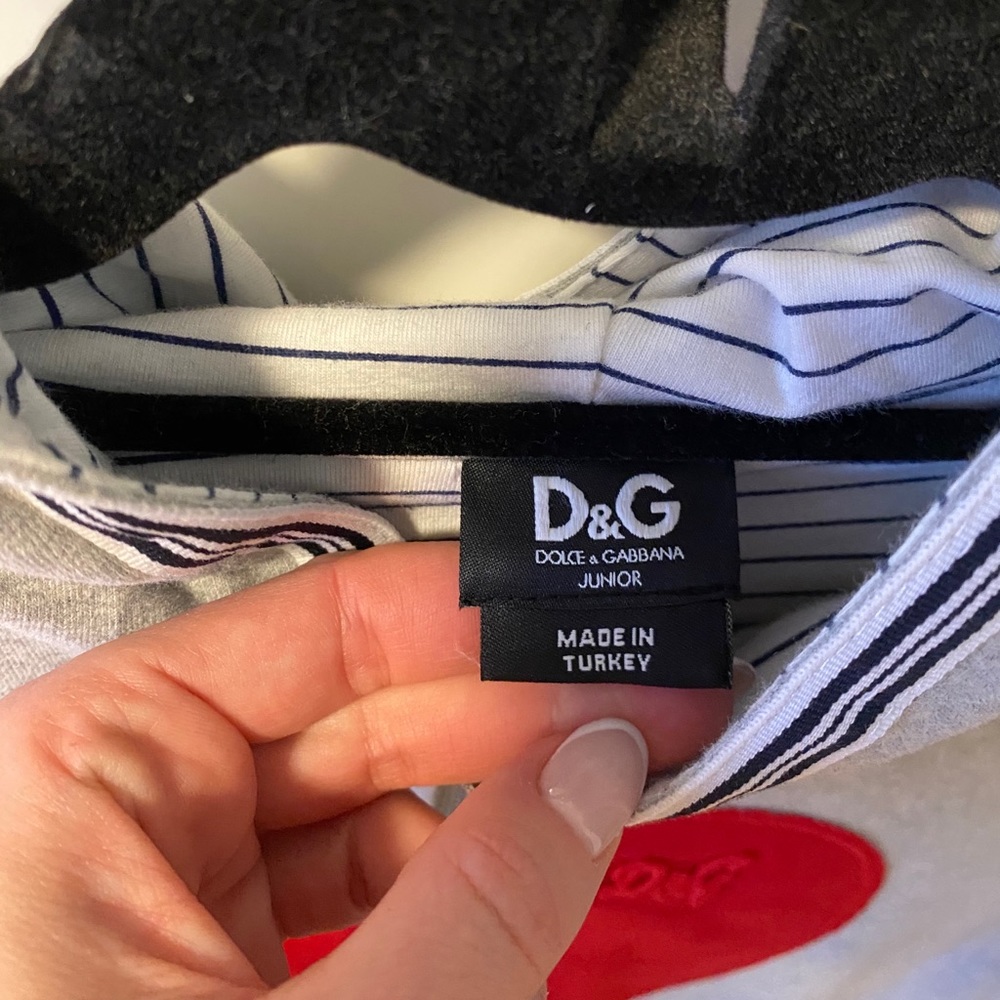 D&G Junior Grey Hoodie View 4